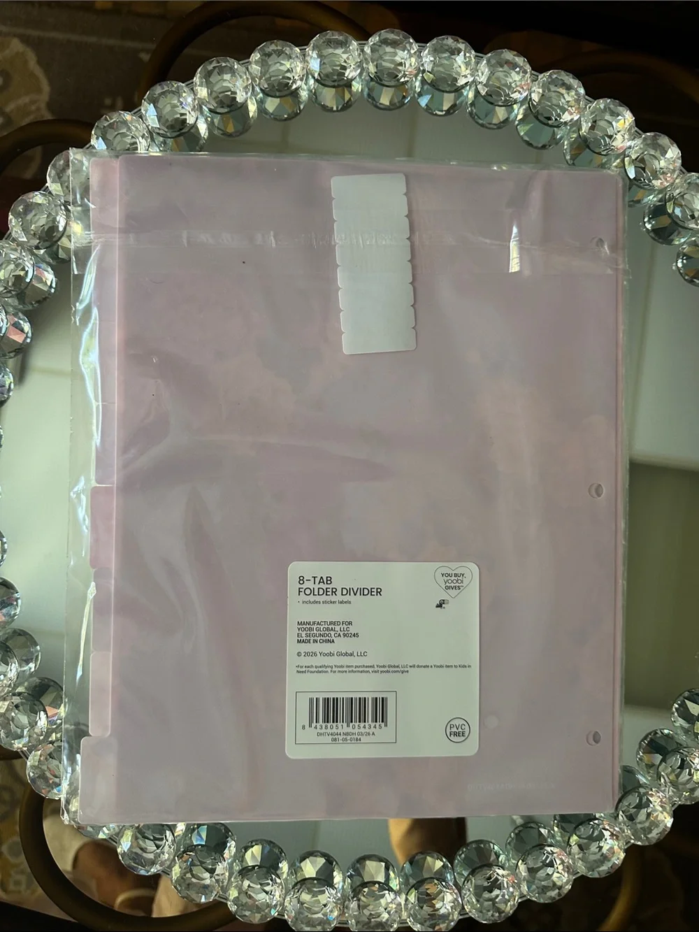 LoveShackFancy x Target Yoobi Floral 8-Tab Folder Dividers Pack NEW